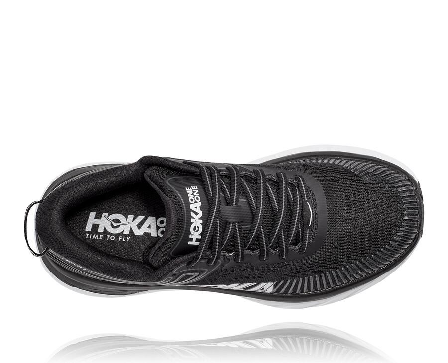 Hoka One One Tenisky Damske Čierne/Biele - Bondi 7 - 16902-LVMA